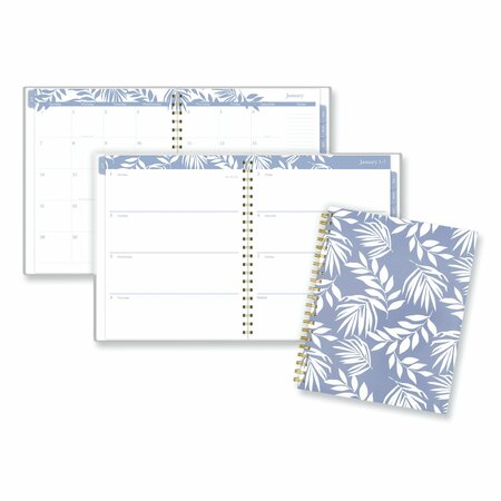 CAMBRIDGE Elena Weekly/Monthly Planner, Palm Leaves Artwork, 11x9.25, 12-Month Jan to Dec: 2024 1680905